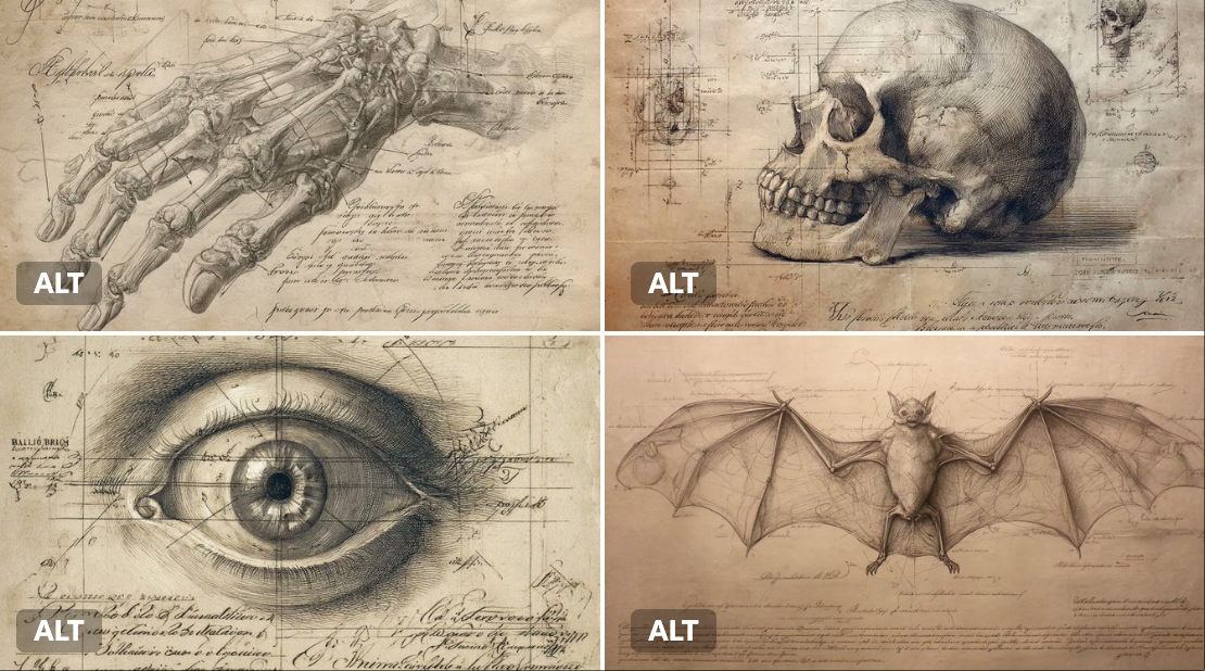 Anatomische Studie der Renaissance
