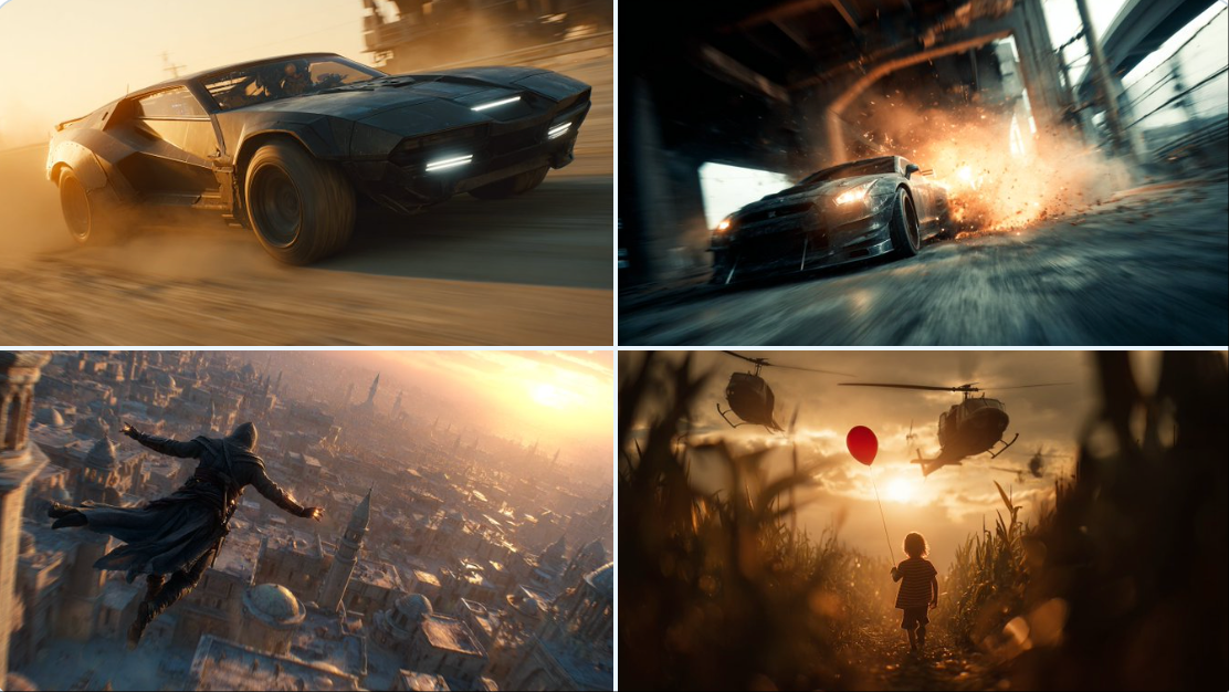 Filmische Atmosphäre-Bilder generieren