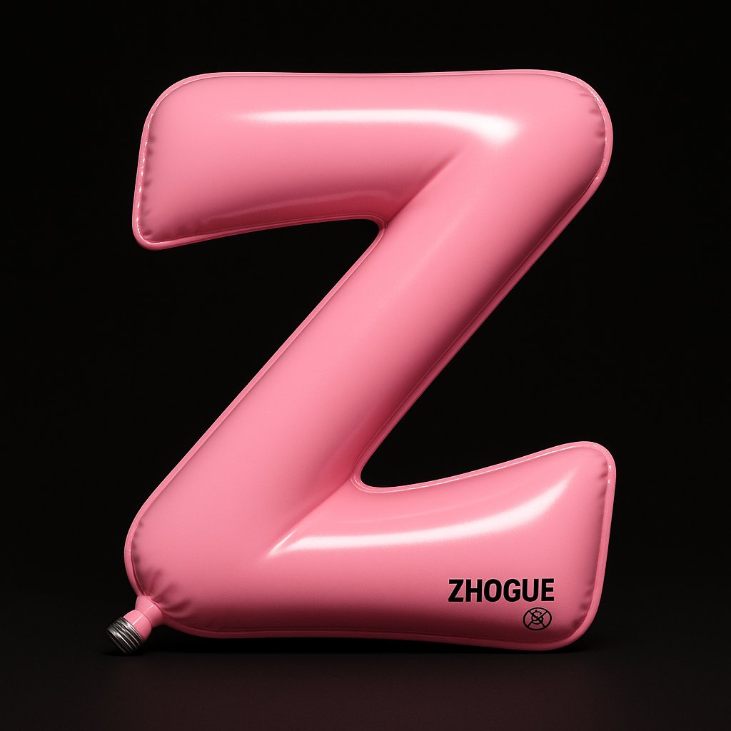 3D Inflatable Pink Letter Art
