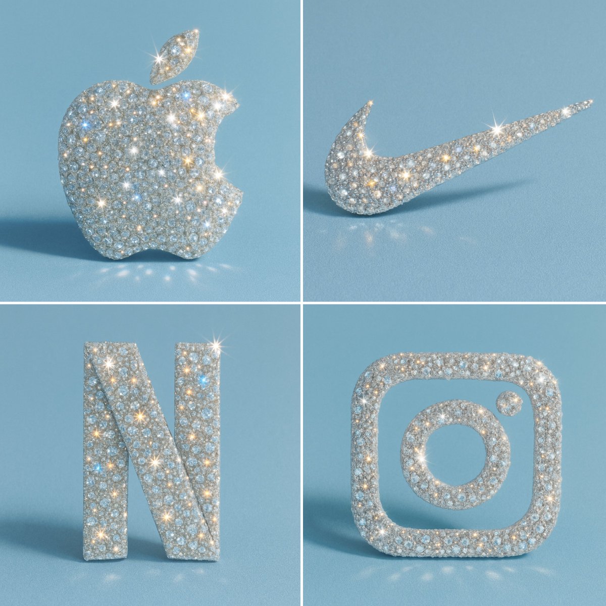 Diamond-Encrusted Glamour Style