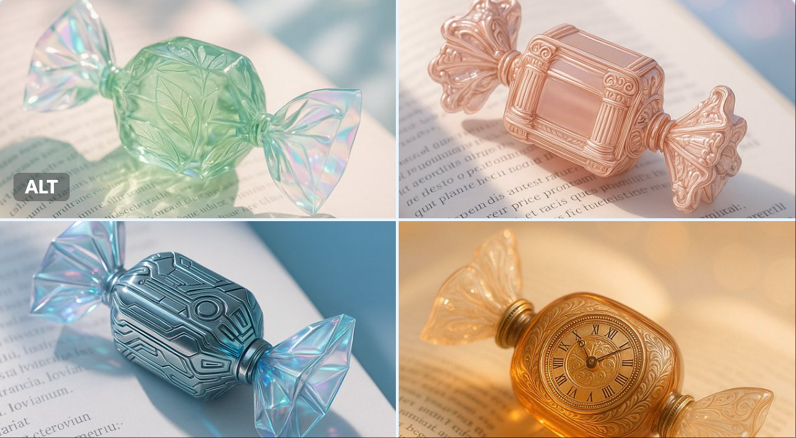 Candy-shaped Perfume Bottle: Perfume Bottle Design