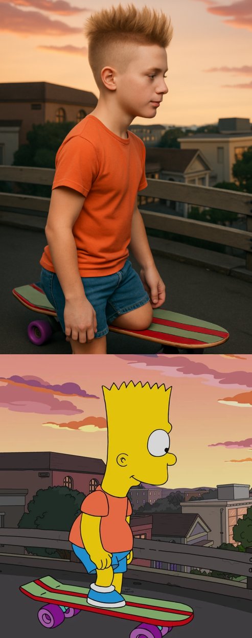 Cartoon Character to Hyper-Realistic Human Transformation Nano Banana AI Image Transformation