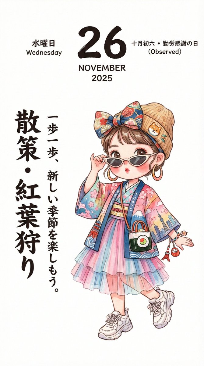 Hand-Drawn Calendar Illustration - 2