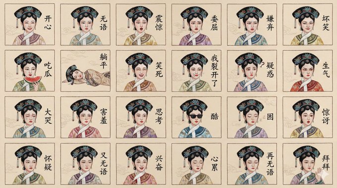 Suzhou Embroidery Emoji Pack - 1