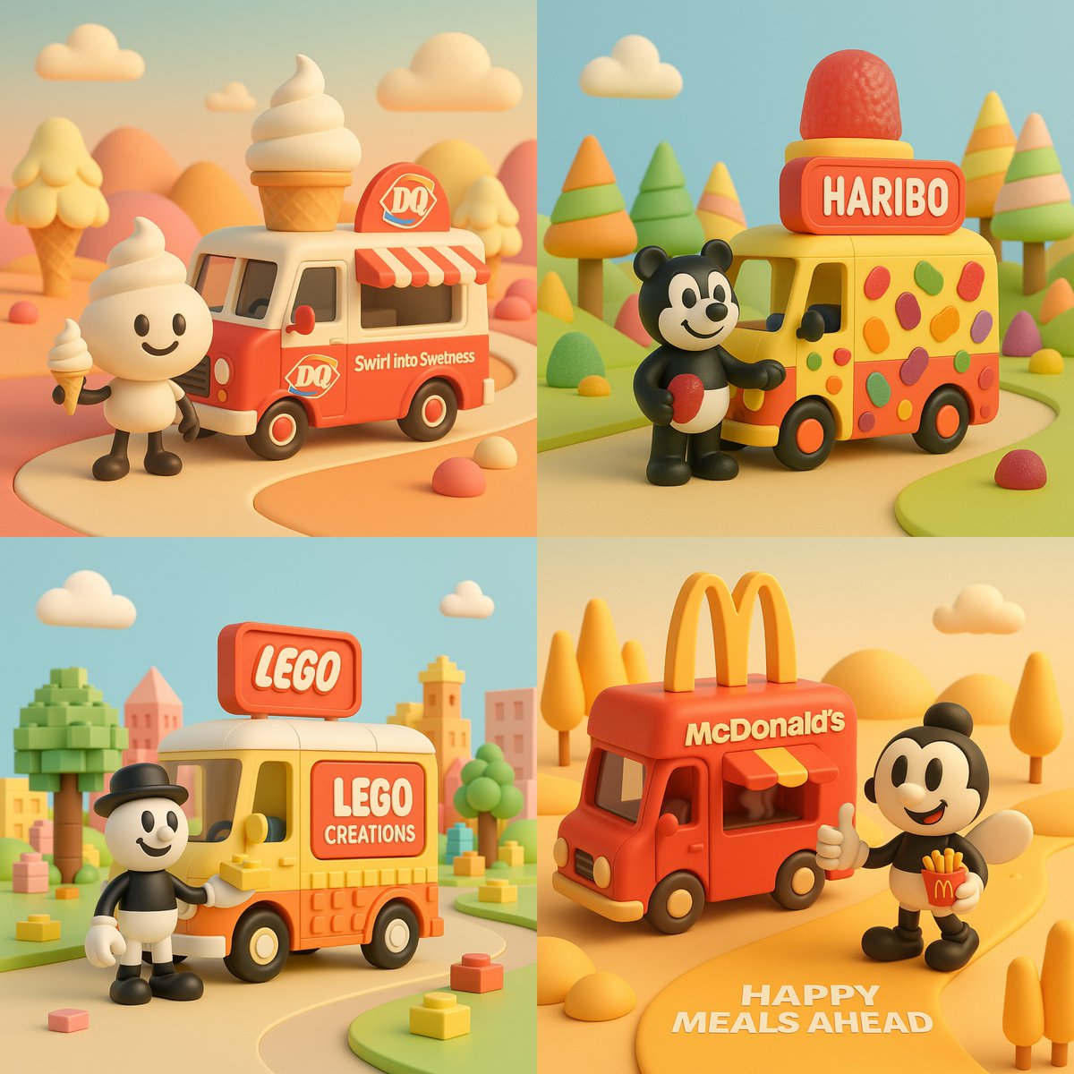 3D Cartoon Snack World