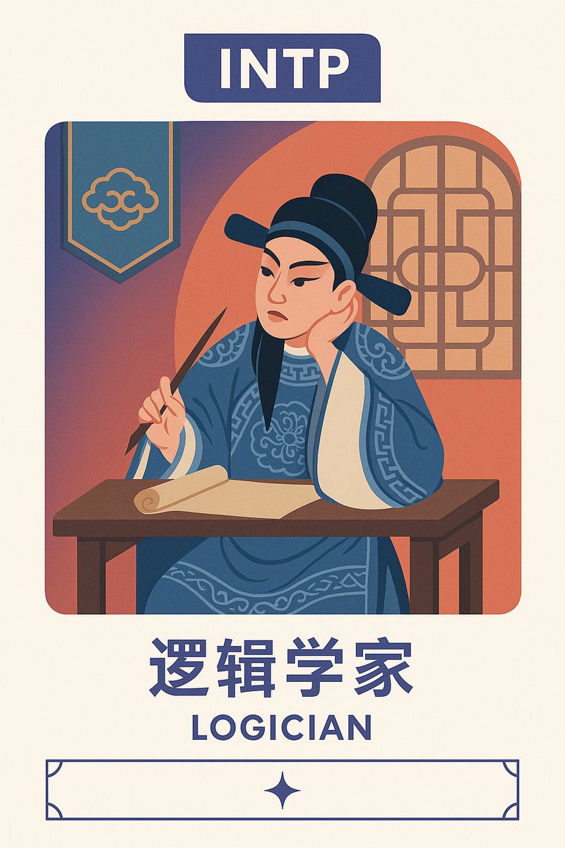 MBTI Personality Type Card for Famous Chinese Opera Scenes